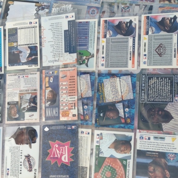 Tony Gwynn BB Card Lot - Picture 4 of 4